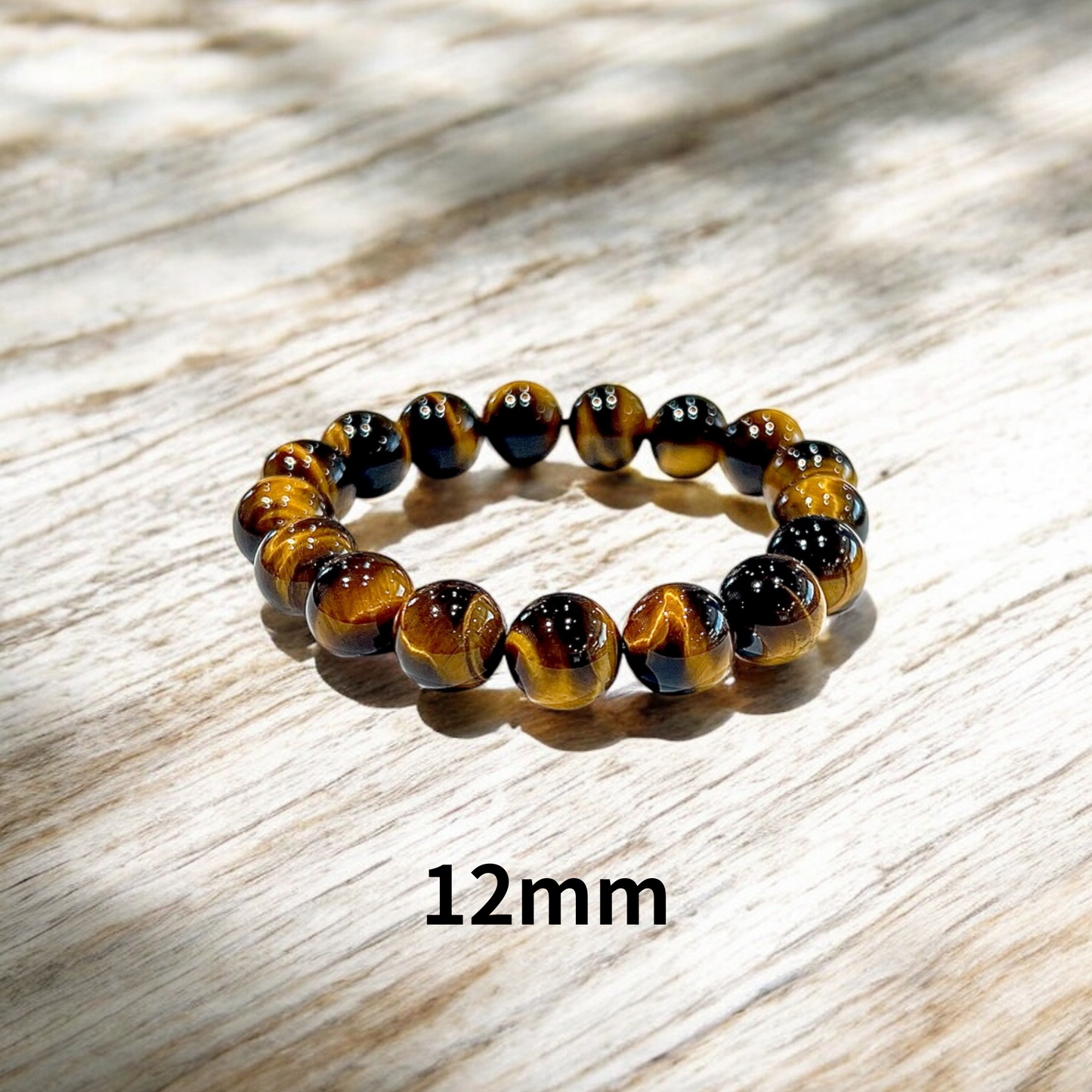《一点物 金運ブレス》煌雷タイガーアイブレスレット (選べる2タイプ:12mm/10mm)