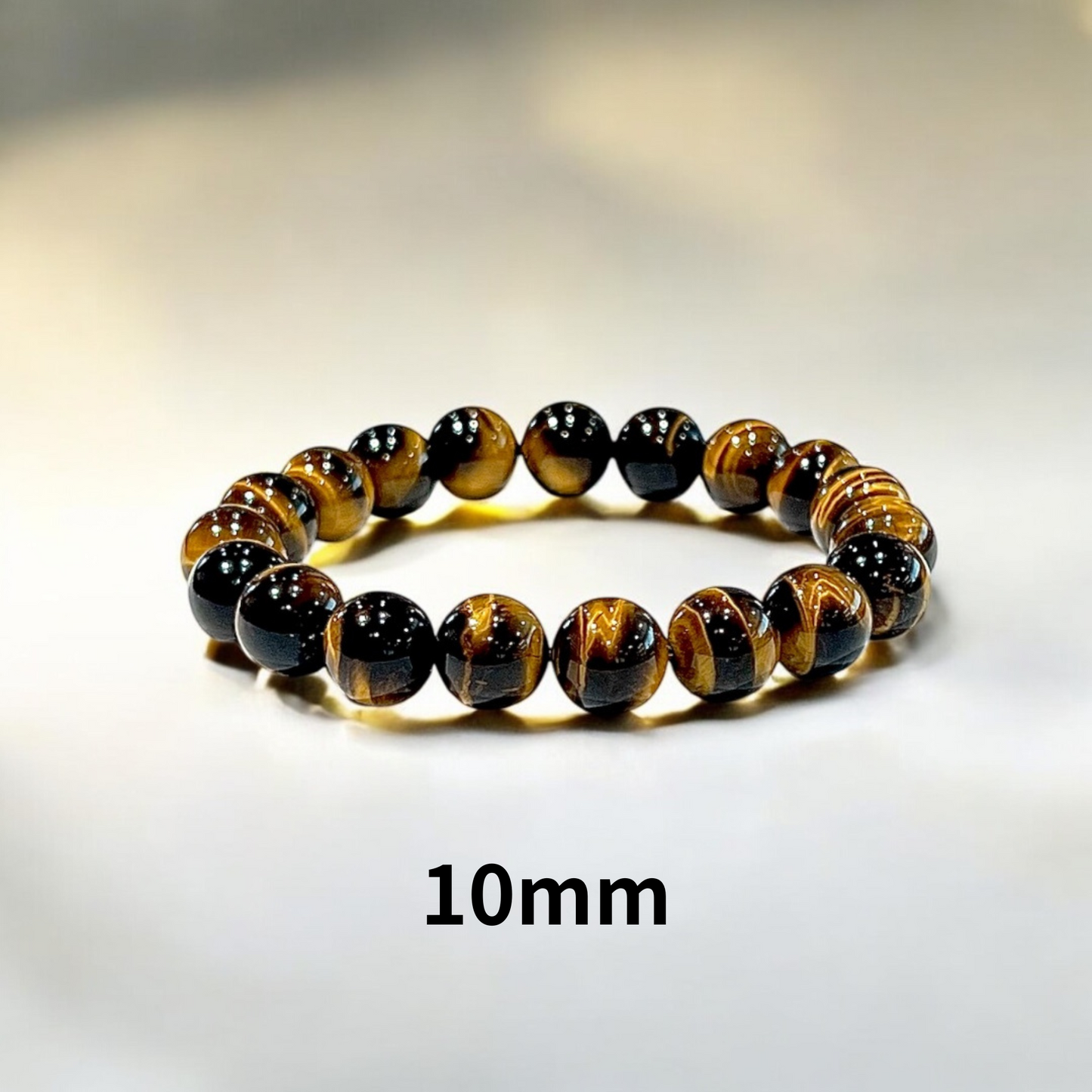 《一点物 金運ブレス》煌雷タイガーアイブレスレット (選べる2タイプ:12mm/10mm)