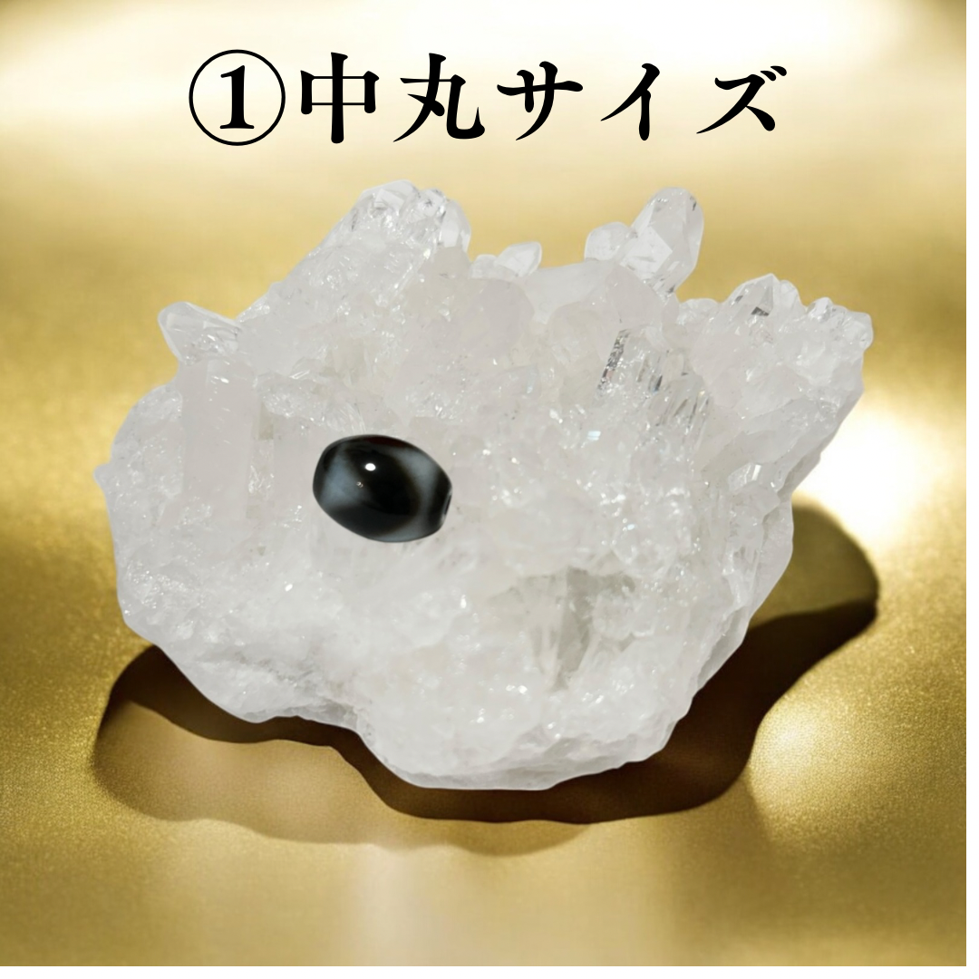 虎牙天珠(中丸・大サイズ)
