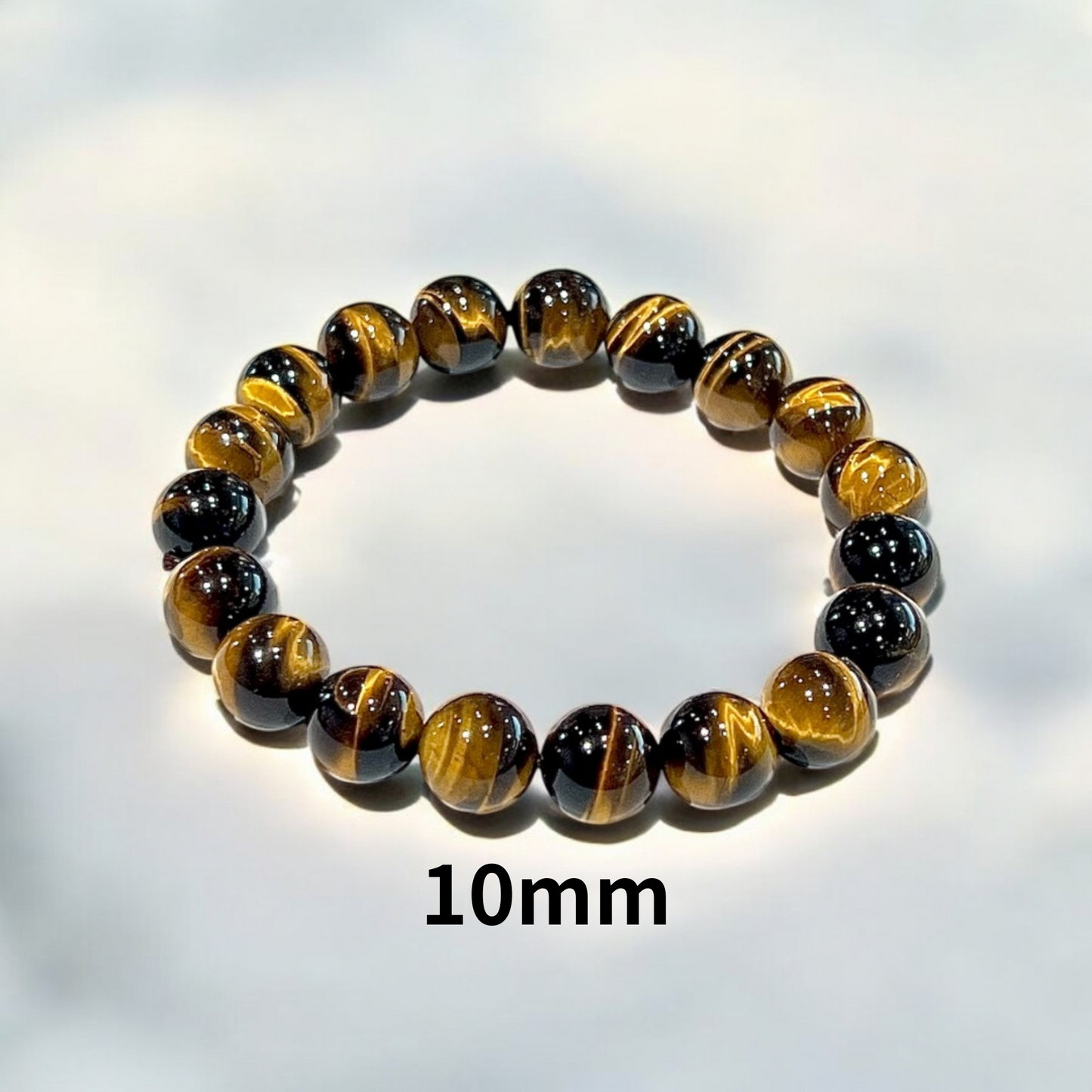 《一点物 金運ブレス》煌雷タイガーアイブレスレット (選べる2タイプ:12mm/10mm)