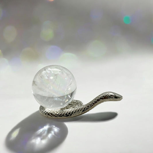 【金運&財運を引き寄せる】銀蛇&アイリスクォーツ特別セット