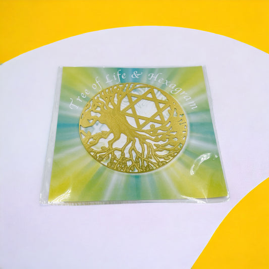 【エナジーカード】ツリーオブライフ&六芒星(調和)