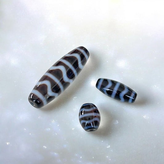 2026年六白金星おすすめ 水紋天珠【悪運浄化】(大・小丸・小長サイズ）